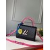 Louis Vuitton Twist MM Bag With Plexiglass Handle M56112