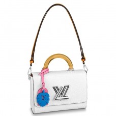 Louis Vuitton Twist MM Bag With Plexiglass Handle M56132