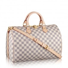 Louis Vuitton Speedy Bandoulière 35 Bag Damier Azur N41372