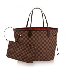 Louis Vuitton Neverfull MM Bag Damier Ebene N41358