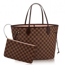 Louis Vuitton Neverfull MM Bag Damier Ebene N41603