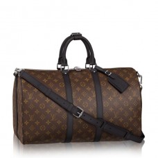 Louis Vuitton Keepall Bandoulière 45 Monogram Macassar M56711