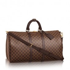 Louis Vuitton Keepall Bandoulière 55 Damier Ebene N41414