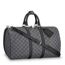 Louis Vuitton Keepall Bandoulière 45 Damier Graphite N41418