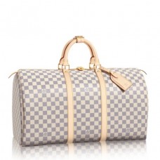 Louis Vuitton Keepall 50 Damier Azur N41430