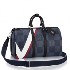 Louis Vuitton Keepall 45 Bandoulière Damier Cobalt N44008