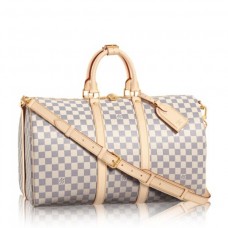 Louis Vuitton Keepall Bandoulière 45 Damier Azur N48223