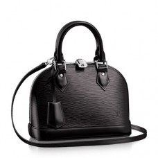 Louis Vuitton Alma BB Bag In Black Epi Leather M40862