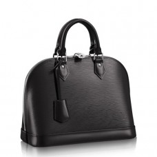 Louis Vuitton Alma PM Bag In Black Epi Leather M40302