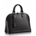 Louis Vuitton Alma PM Bag In Black Epi Leather M40302