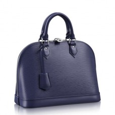 Louis Vuitton Alma PM Bag In Indigo Epi Leather M40620