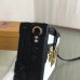Louis Vuitton Petite Malle Bag In Black Epi Leather M50015