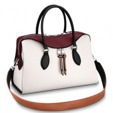 Louis Vuitton White Tuileries Bag Epi Leather M53443