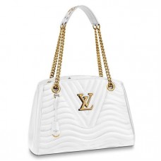 Louis Vuitton White New Wave Chain Tote M51978