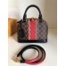 Louis Vuitton Alma BB Bag Damier Ebene Studs N40046