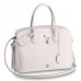 Louis Vuitton White Milla MM Bag Veau Nuage M55024