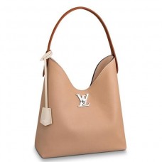 Louis Vuitton Beige Lockme Hobo Shoulder Bag M44330