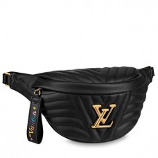 Louis Vuitton Black New Wave Bum Bag M53750