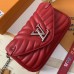 Louis Vuitton Red New Wave Chain Pochette M63956