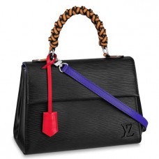 Louis Vuitton Epi Cluny BB Bag With Braided Handle M55215