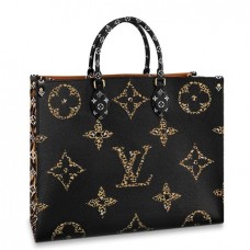 Louis Vuitton Onthego Monogram Jungle Leopard Zebra M44674