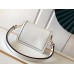 Louis Vuitton Mini Dauphine Bag In White Leather M55836