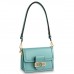 Louis Vuitton Mini Dauphine Bag In Blue Leather M55837