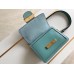 Louis Vuitton Mini Dauphine Bag In Blue Leather M55837