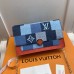 Louis Vuitton Flore Chain Wallet Monogram Denim M69036