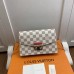 Louis Vuitton Croisette Chain Wallet Damier Azur N60358