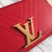 Louis Vuitton Pochette Louise GM Bag In Red Calfskin M54113