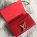 Louis Vuitton Pochette Louise GM Bag In Red Calfskin M54113