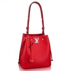 Louis Vuitton Red Lockme Bucket Bag M54679