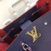 Louis Vuitton Navy Blue Lockme Bucket Bag M54681