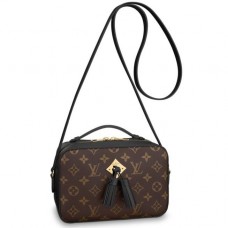 Louis Vuitton Black Saintonge Bag Monogram M43555