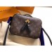 Louis Vuitton Black Saintonge Bag Monogram M43555