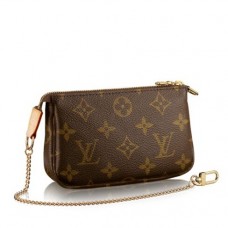 Louis Vuitton Mini Pochette Bag Monogram Canvas M58009