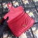 Gucci Red GG Marmont Small Shoulder Bag