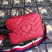 Gucci Red GG Marmont Small Shoulder Bag