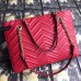 Gucci Red GG Marmont Matelasse Medium Tote