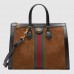 Gucci Brown Ophidia Medium Top Handle Bag