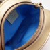 Gucci Pink Gold GG Marmont Mini Round Shoulder Bag