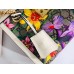 Gucci Padlock GG Flora White Small Shoulder Bag