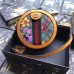 Gucci Ophidia GG Flora Mini Round Yellow Bag