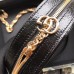 Gucci Black Ophidia Mini Round Shoulder Bag
