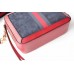 Gucci Blue Suede Ophidia Small Handle Shoulder Bag