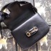 Gucci 1955 Horsebit Shoulder Bag In Black Leather