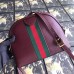 Gucci Burgundy Calfskin Ophidia Small Shoulder Bag