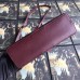 Gucci Burgundy Calfskin Ophidia Small Shoulder Bag