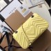 Gucci Pastel Yellow GG Marmont Small Matelasse Shoulder Bag